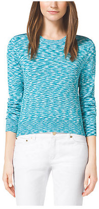 Michael Kors Cropped Space-Dyed Top