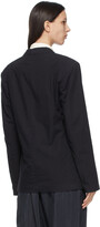 Thumbnail for your product : Lemaire Black Soft Single Breasted Blazer
