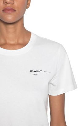 Off-White Logo Print Cotton Jersey T-shirt