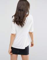 Thumbnail for your product : Vila T-Shirt With Peplum Hem