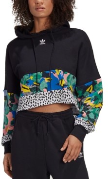 womens adidas cropped sweatshirt