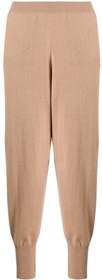 Stella McCartney Cropped Wool Tapered Trousers