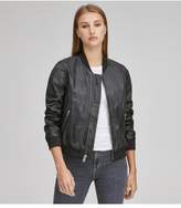 Thumbnail for your product : Andrew Marc Wynn Leather Bomber Jacket