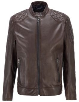 hugo leather jacket