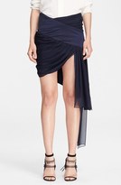 Thumbnail for your product : Prabal Gurung Asymmetrical Draped Chiffon Skirt