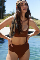 Thumbnail for your product : L-Space Sustainable Desi High-Waisted Bikini Bottoms Brown