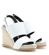 Thumbnail for your product : Balenciaga Leather espadrille wedge sandals