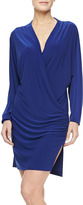 Thumbnail for your product : Norma Kamali Daphne Long-Sleeve Jersey Coverup Dress