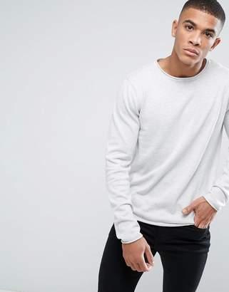 Bellfield Sweater With Raw Edges