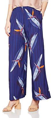 Cacharel Women's Rayures De Paradis Bootcut Jeans, Blue (Marine), 8 (Manufacturer Size:38)
