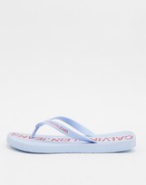Thumbnail for your product : Calvin Klein edmur thongs in blue