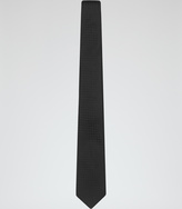 Thumbnail for your product : Reiss Tarquin HOUNDSTOOTH JACQUARD TIE BLACK