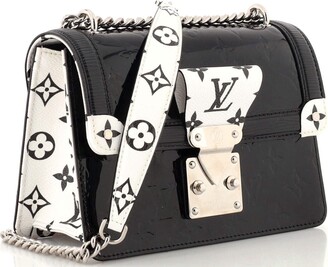 Louis Vuitton Wynwood Handbag Monogram Vernis with Monogram Canvas and Epi  Leather Black 2201634