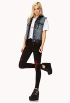 Thumbnail for your product : Forever 21 Forever Cool Distressed Denim Vest