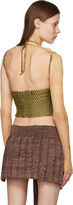 Thumbnail for your product : Isa Boulder SSENSE Exclusive Green Heartweave Tank Top