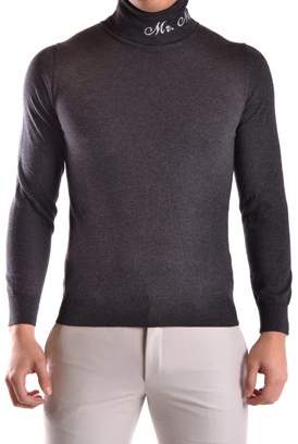 Frankie Morello Men's Grey Cotton Sweater.