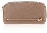 Thumbnail for your product : Alexander Wang Fumo Continental Wallet In Latte With Rose Gold