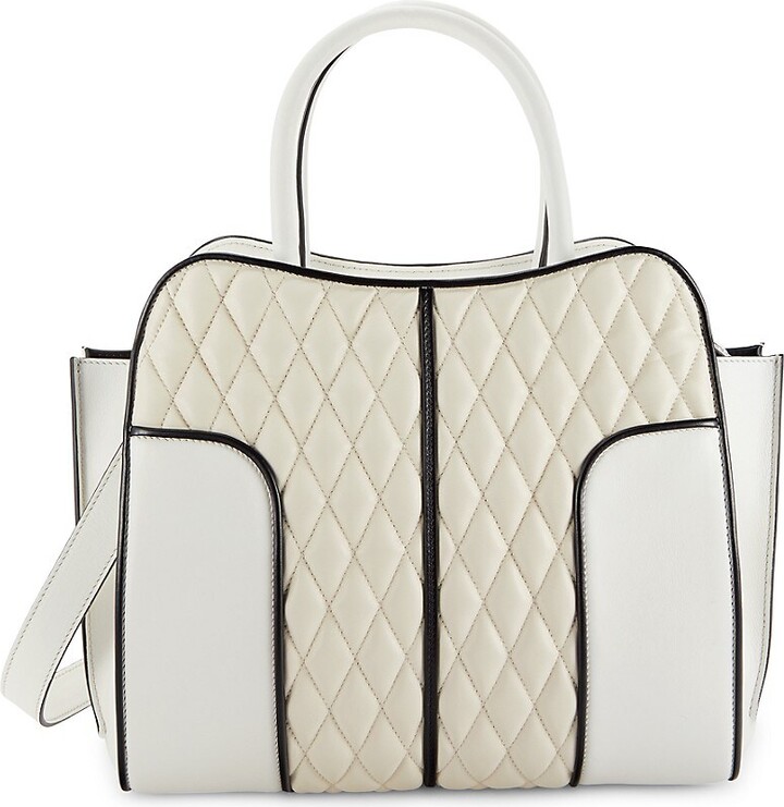 Tod's Small Quilted Leather Top Handle Bag ShopStyle