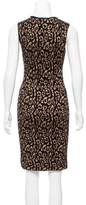 Thumbnail for your product : Lanvin Leopard Jacquard Sleeveless Dress