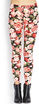 Thumbnail for your product : Forever 21 Rose Print Leggings