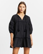 Thumbnail for your product : Atmos & Here Atmos&Here - Women's Black Mini Dresses - Raegan Mini Dress - Size 12 at The Iconic
