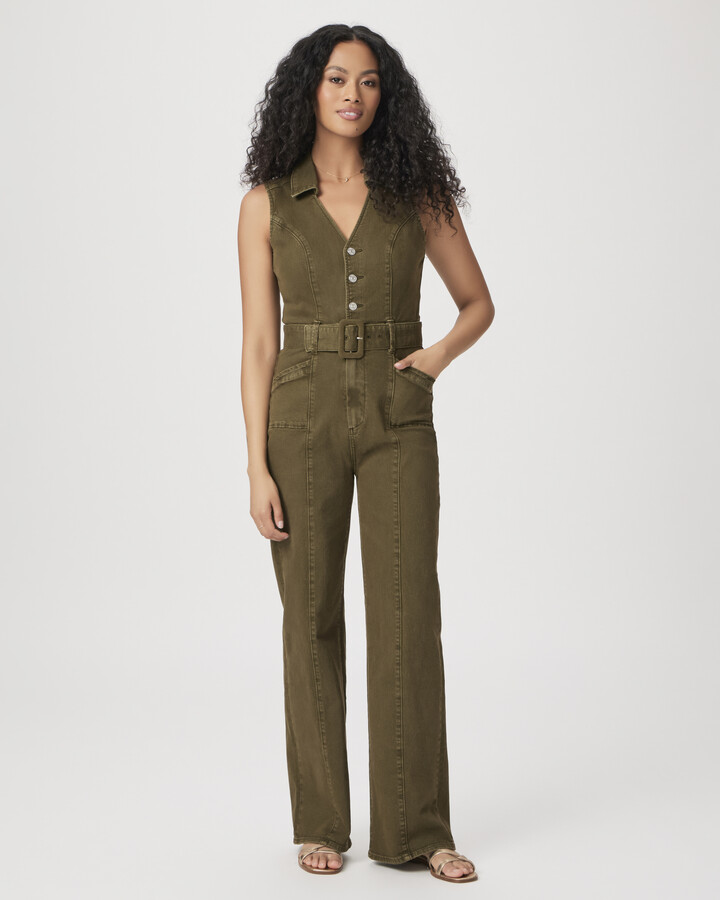 Paige Sasha Jumpsuit Self Belt 32