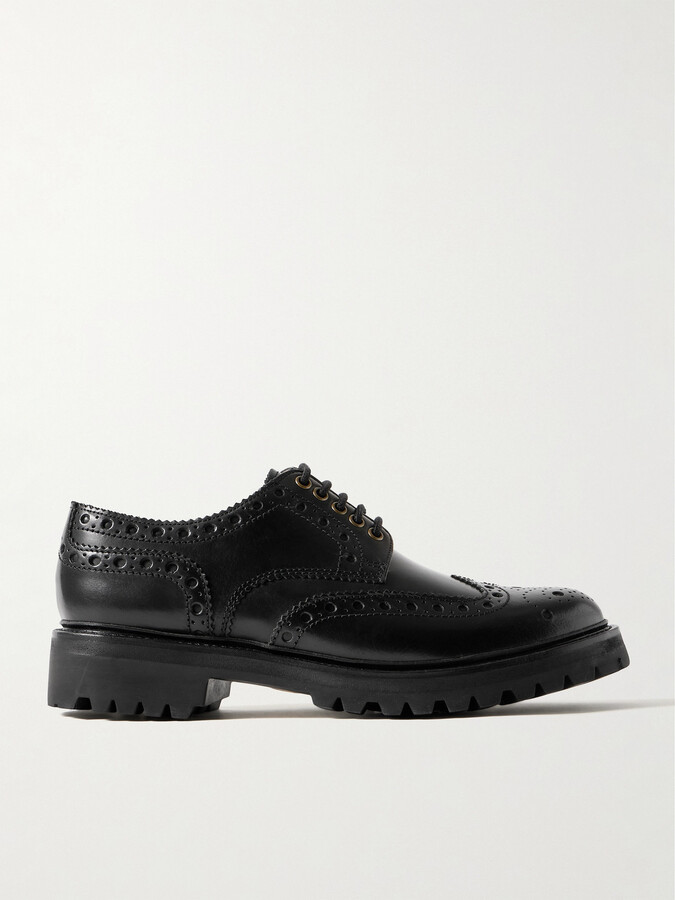 Triple Welt Grenson Black Shoes Archie Leather Grenson Archie