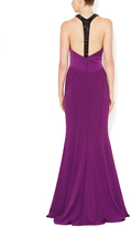 Thumbnail for your product : Beaded T-Strap Gown