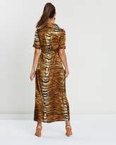 Thumbnail for your product : Missguided Tiger Print Maxi Dress