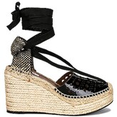 Thumbnail for your product : Alaia Vienne Espadrille Wedges in Black