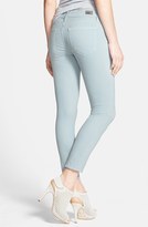 Thumbnail for your product : Paige Denim 'Verdugo' Crop Skinny Jeans (Dusty Blue)