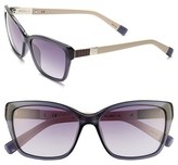 Thumbnail for your product : Furla 56mm Leather Insert Sunglasses