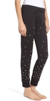 Thumbnail for your product : Michael Lauren Price Imitation Pearl Embellished Lounge Pants