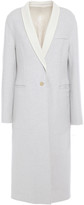 Thumbnail for your product : Joseph Dina Two-tone Melange Wool-felt Coat
