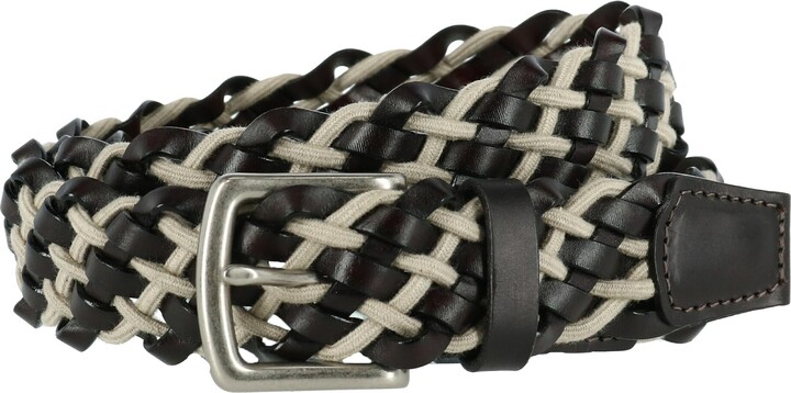 Torino Leather Co. 35 mm Italian Braided Stretch Leather Cording
