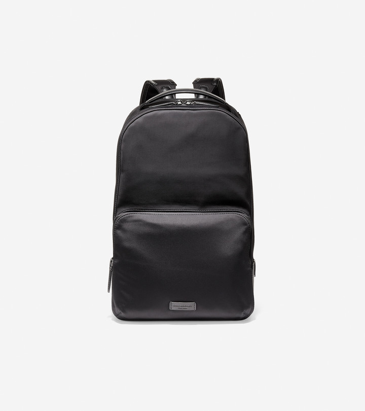 Cole Haan GRANDSERIES Nylon and Leather Backpack - ShopStyle