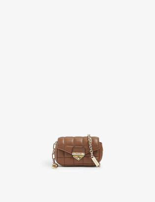michael michael kors soho quilted leather bolsa charm