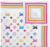 Thumbnail for your product : Louis Vuitton 2000s Pre-Owned Multicolour Logo Silk Scarf