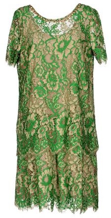 Twin-Set Green Short Women's Dresses | Shop the world's largest 