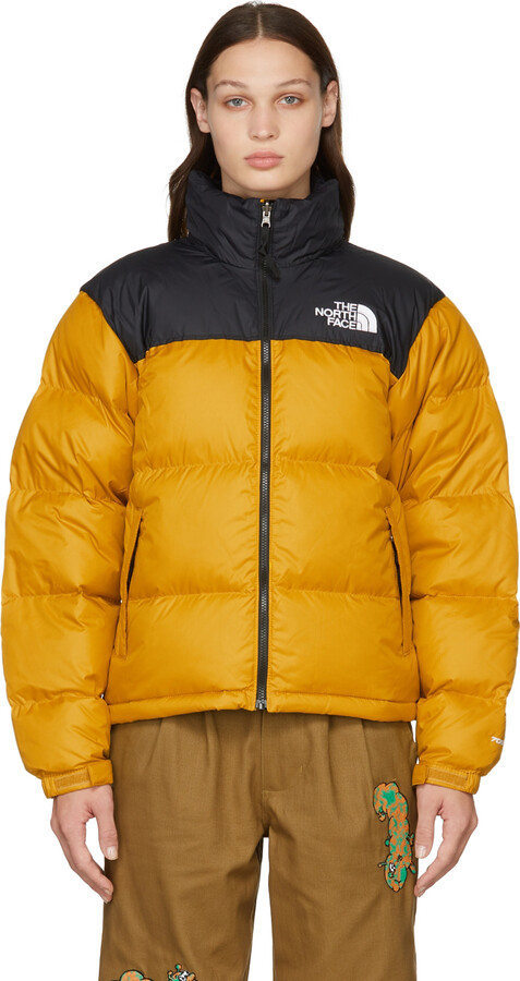 The North Face Yellow & Black Down 1996 Retro Nuptse Puffer Jacket -  ShopStyle
