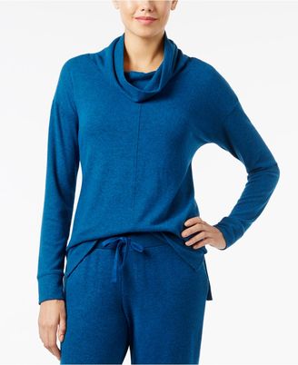 Alfani Brushed Cowl-Neck Pajama Top, Created for Macy's