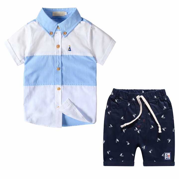Nwada Boys Clothes Age 2 Years Old Kids Shorts and Tshirt Sets Toddler Summer Clothing Big
