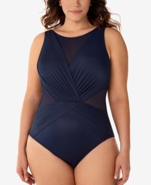 macys plus size swim suits