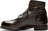 Thumbnail for your product : Officine Creative Dark Brown Leather Vertigo Ankle Boots