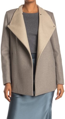 Funnel neck coat theory Clearance