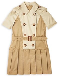 Burberry Girls' Jeanna Trench Coat Dress - Little Kid, Big Kid - ShopStyle