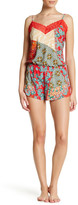 Thumbnail for your product : Josie Lace Trim Printed Romper