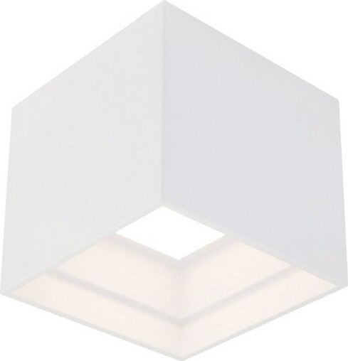 Modern Forms Squat LED Outdoor Flushmount Light in Black