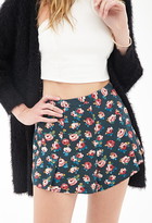 Thumbnail for your product : Forever 21 Watercolor Floral Woven Shorts