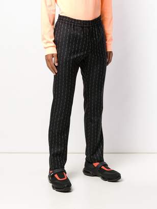 1017 Alyx 9SM logo pinstripe trousers